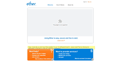 Desktop Screenshot of ether.com